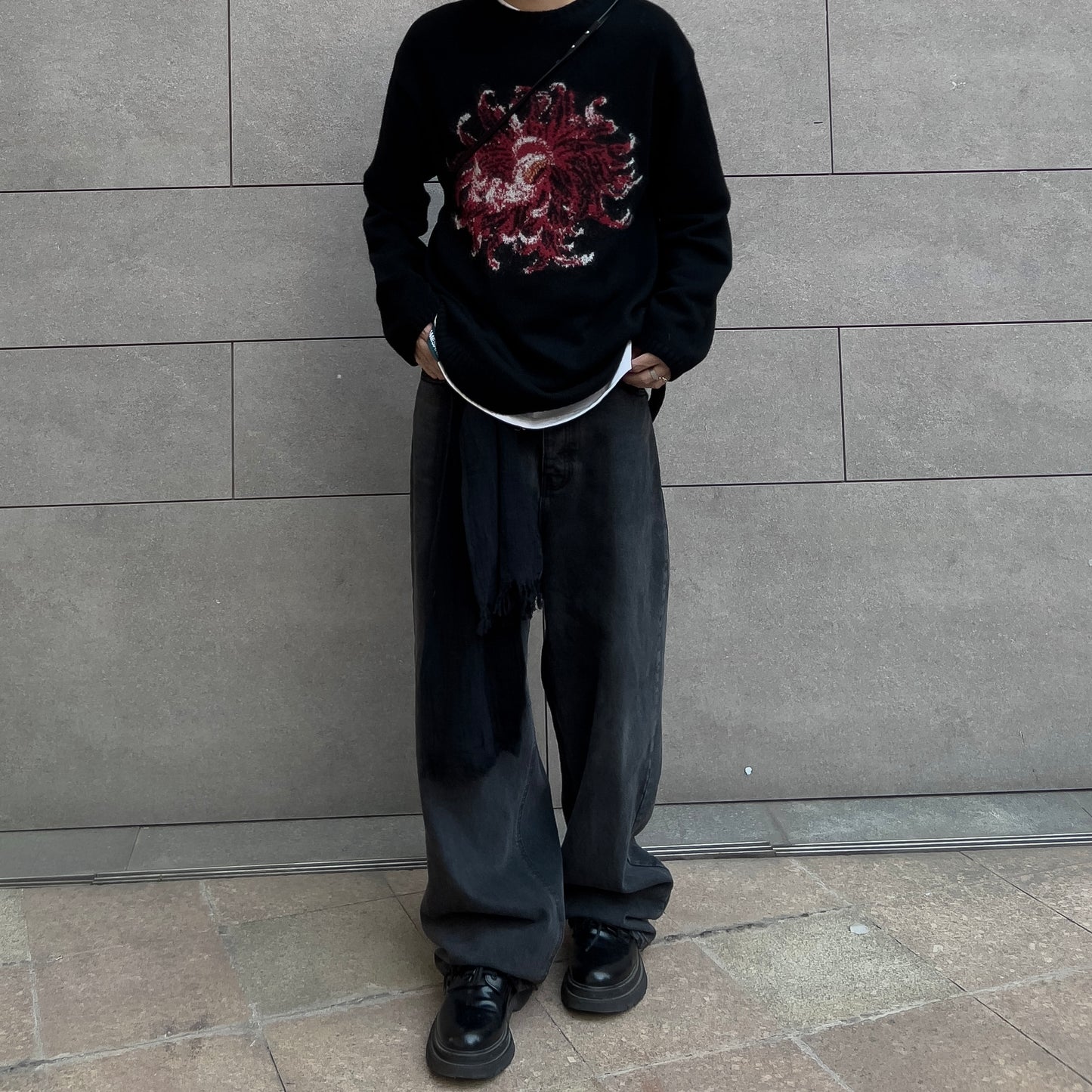 Yohji / Dahlia 花と少年 ’Flower & Youth’ Mohair Wool Knit Sweater