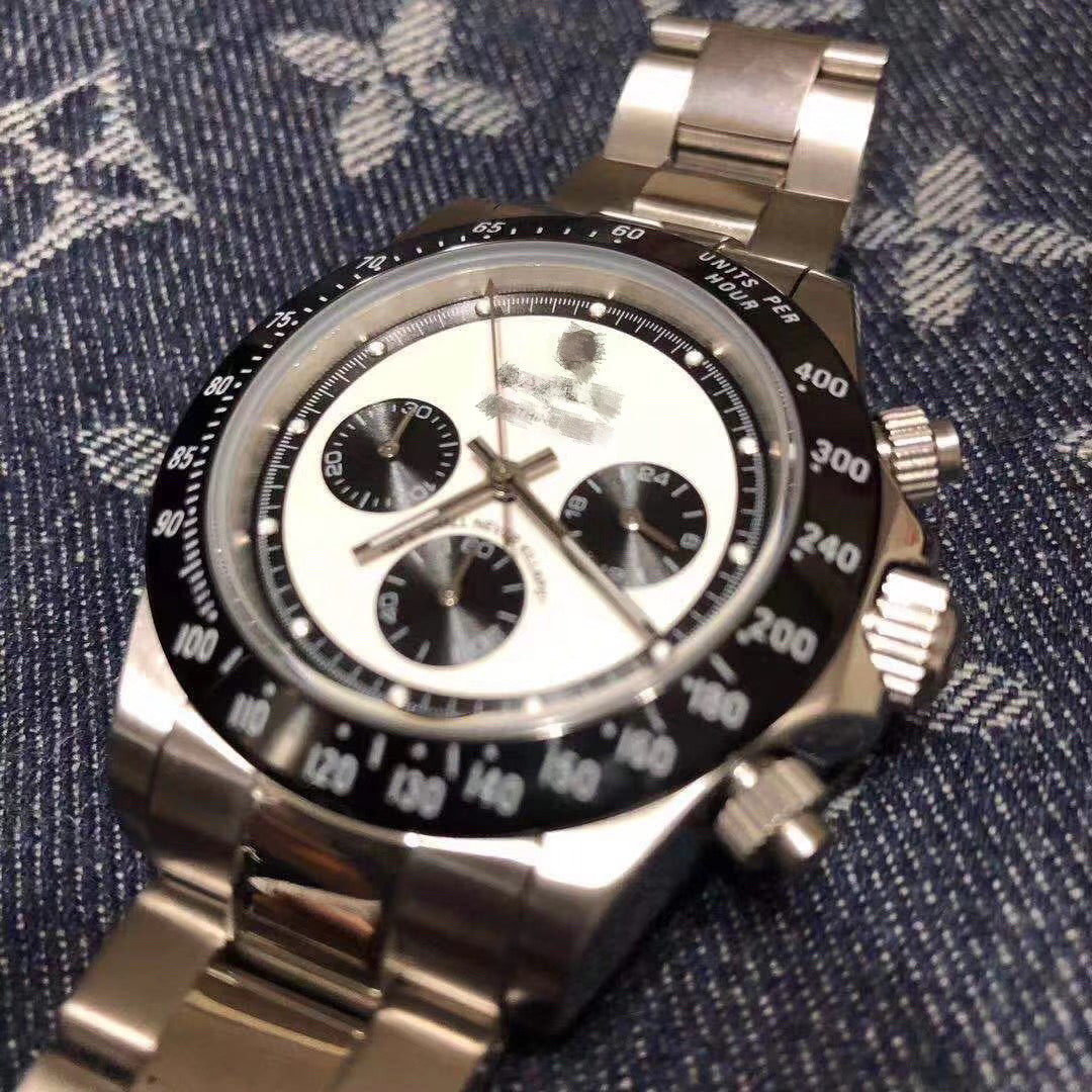 BAPEX TYPE 3 Triple-Eye Primate Head Watch - Panda Dial Quartz Chronograph
