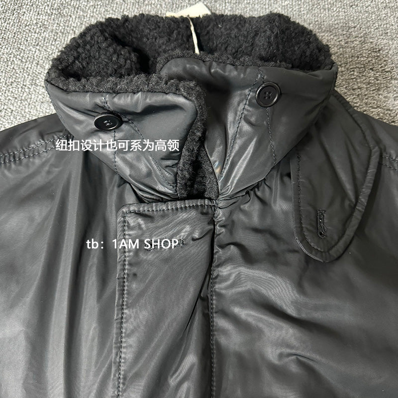 Our Legacy Plush Short Jacket Outerwear Faux Fur Collared Thickened