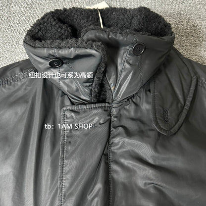 Our Legacy Plush Short Jacket Outerwear Faux Fur Collared Thickened