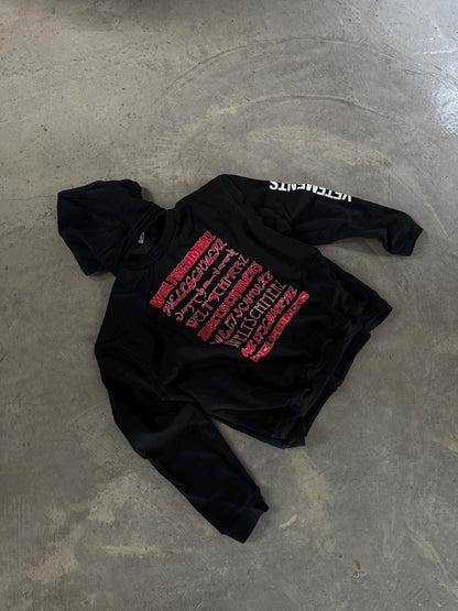 Vetements 18AW Zip Print Pullover Hoodie Sweatshirt Playboi Carti Edition