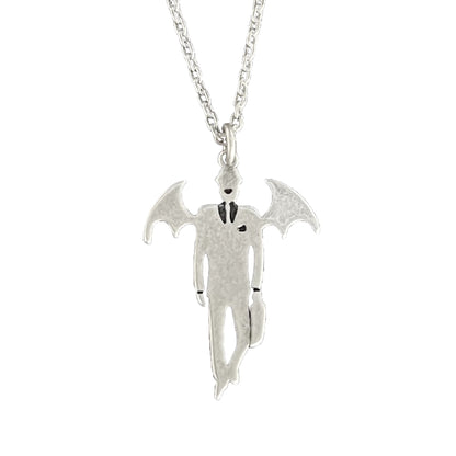 UNDERCOVER AW02 ’Vampire’ Pendant Necklace - 925 Silver Demon Talisman
