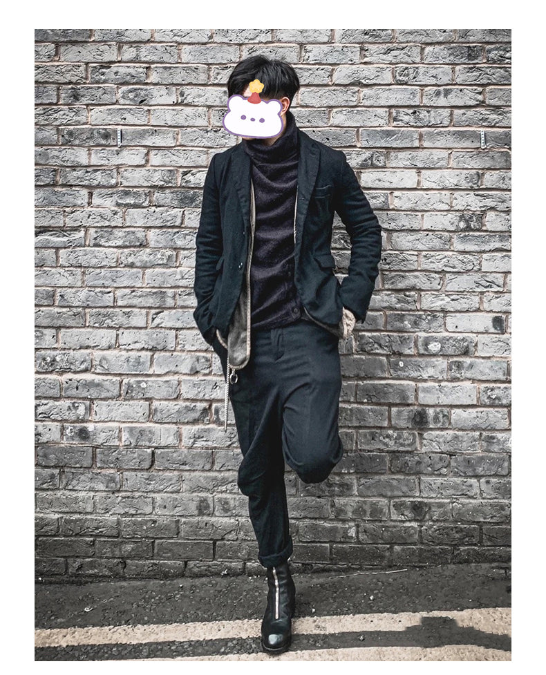 Guidi PL2 Handcrafted Style Front Zip Boots - Artisanal Black Leather