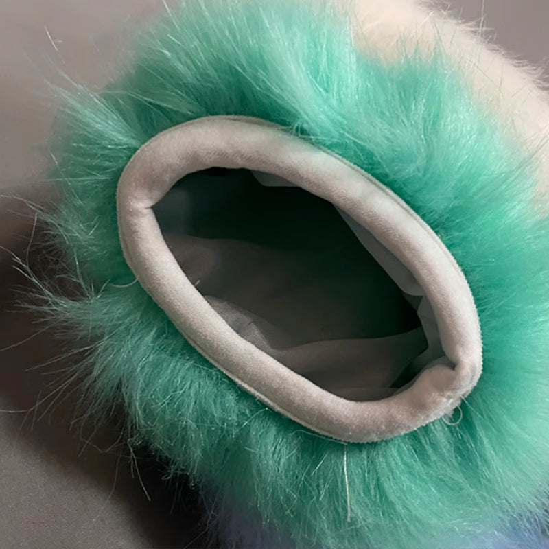 Furry Beast Claw Colored Beast Costume Claw Gloves Gloves Plush Fursuit Cosplay - Order with colors