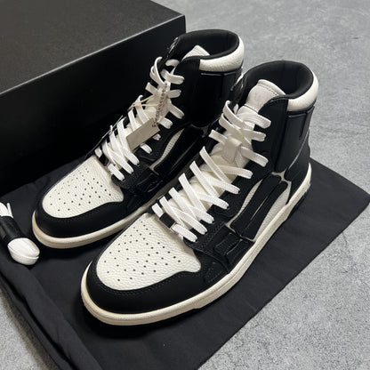 2023SS AMIRI Bone Shoes Lychee Grain Top Layer Cowhide Low-top Leisure Board Shoes - High top
