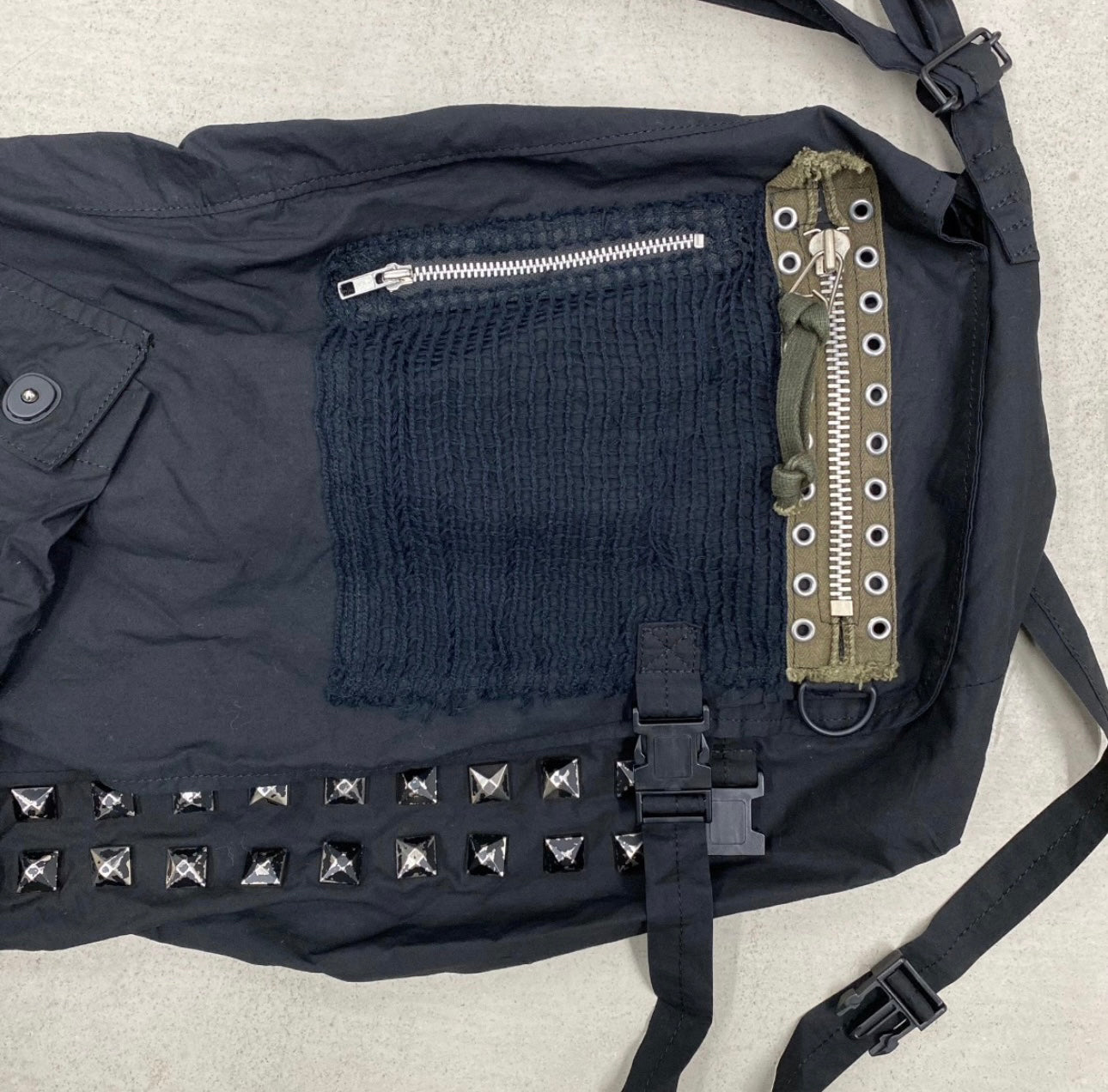 Undercover Studded Crossbody Bag from 06SS Collection - Black