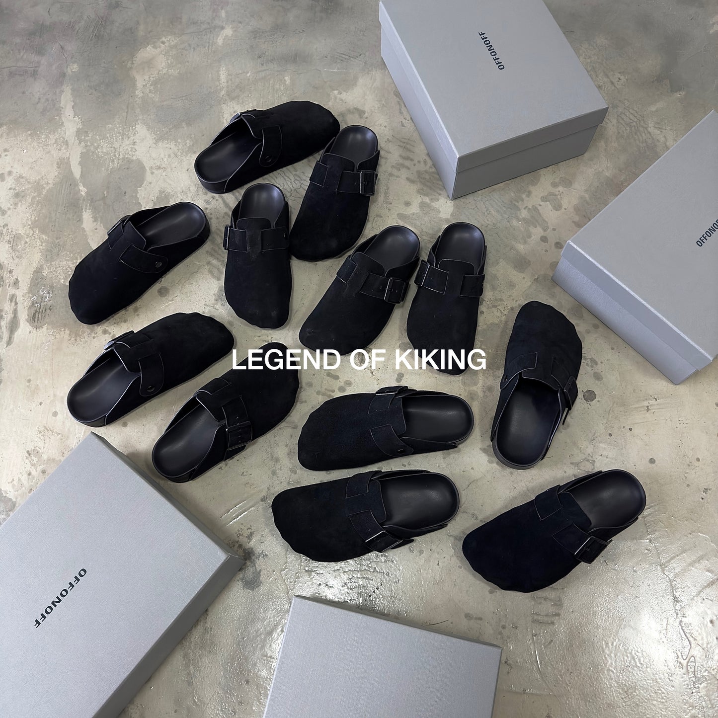 Five-Toe Birkenstock Closed-Toe Slip-On Mules Leather Flat Lazy Shoes