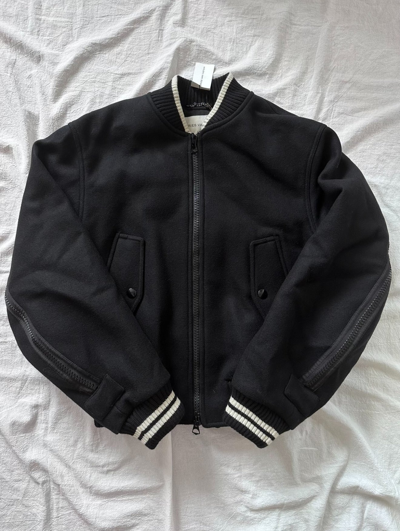 Dries Van Noten Wool Bomber Jacket