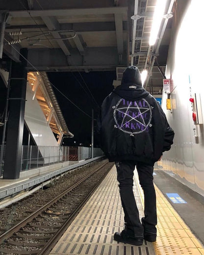 VETEMENTS Heavyweight 17FW TFD Pentagram Bomber Jacket - Oversized Homme Fit