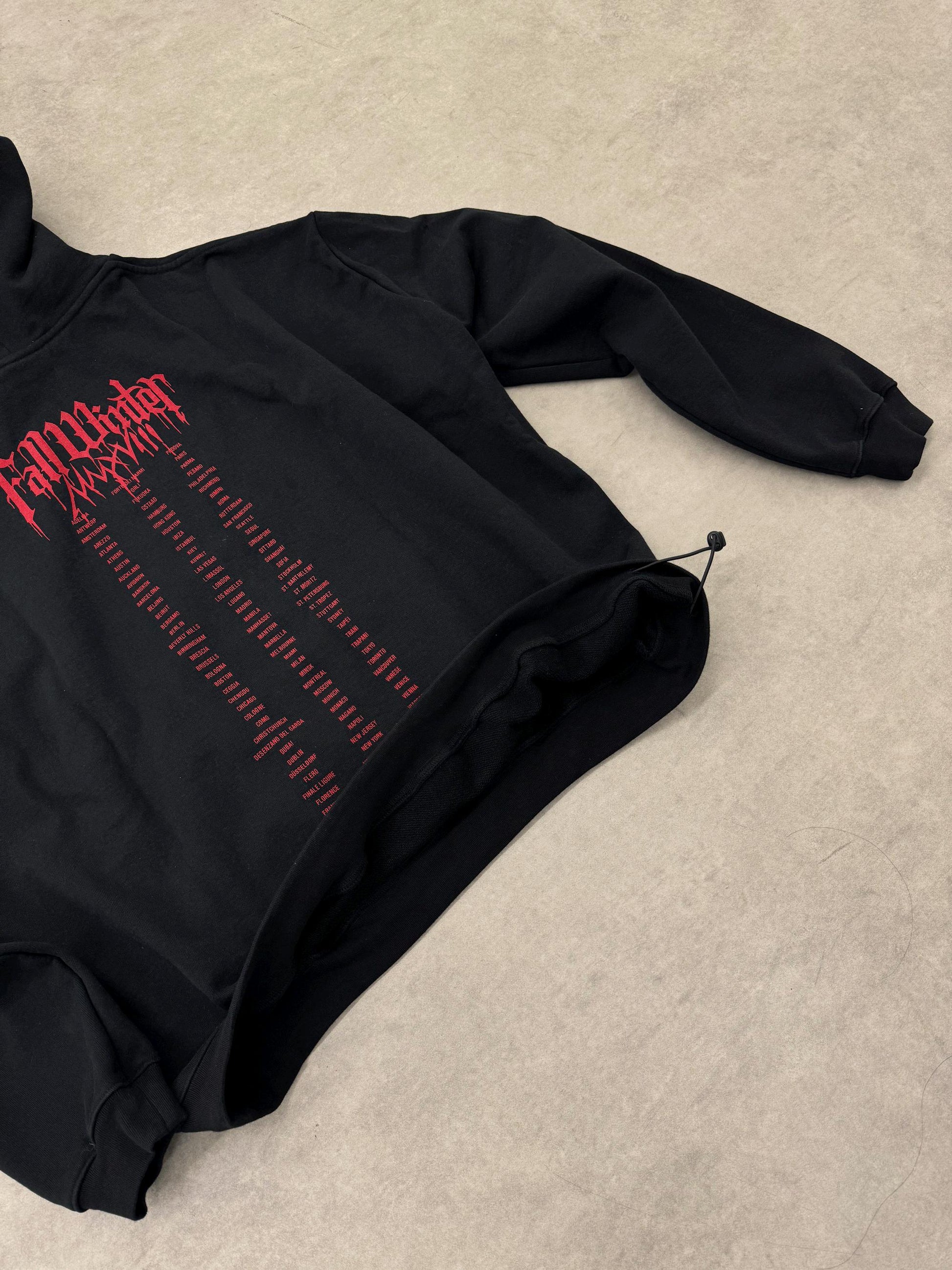 VTM 2018 “Blood Drip” Heavy Metal Tour Hoodie Heavyweight Oversized Opium Carti