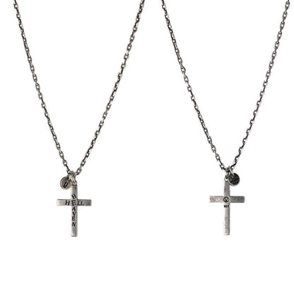 UNDERCOVER AW02 ’Witch’ Heaven/Hell Cross Pendant - 925 Silver ARCHIVE Necklace