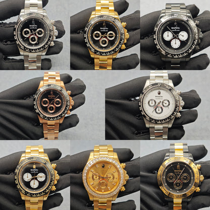 BAPE TYPE 4 BAPEX Ape Power Quartz Watch - Daytona-Style Chronograph