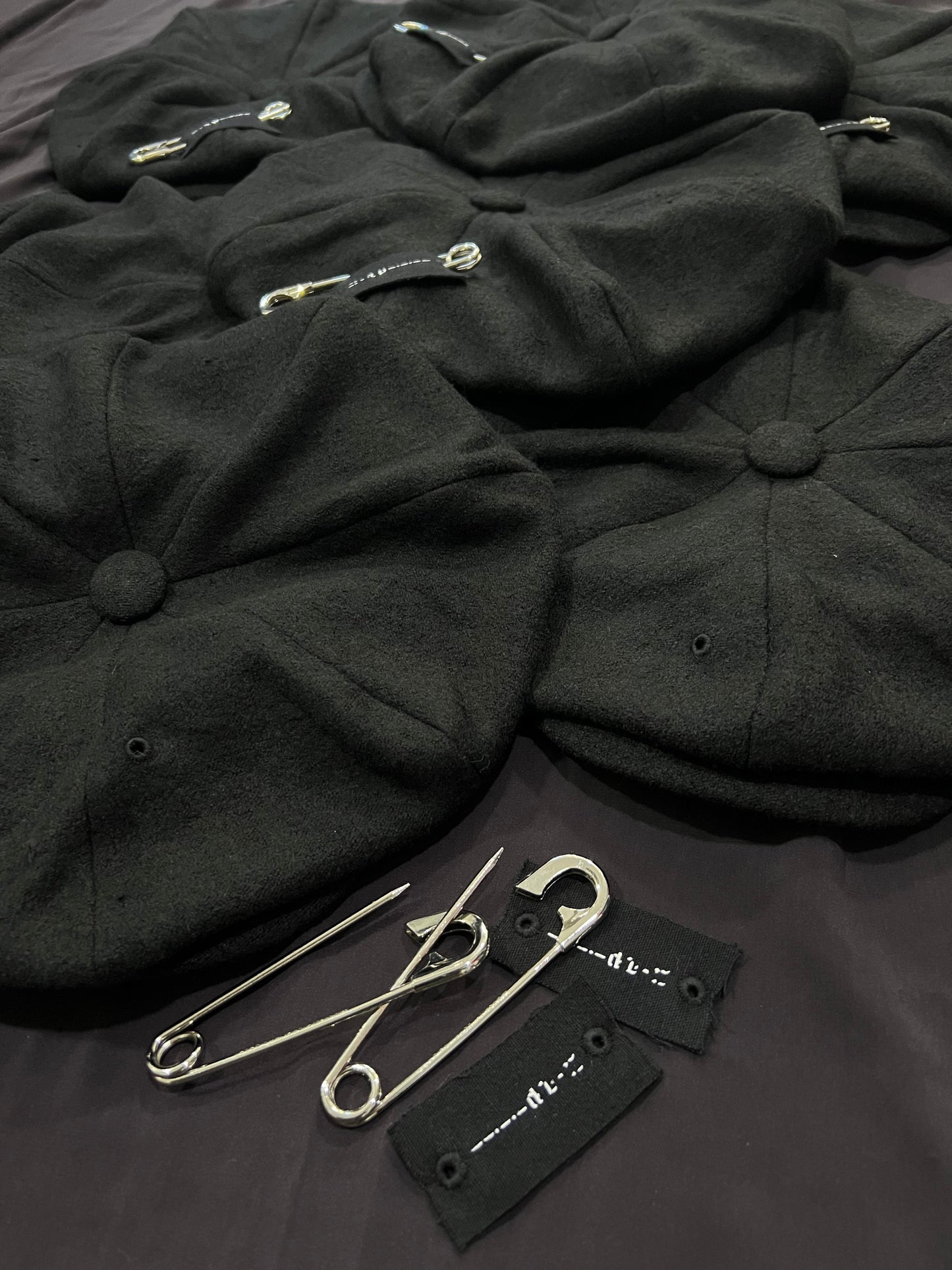 The Soloist Takahiro Miyashita Wool Beret - Pin Painter Newsboy Cap