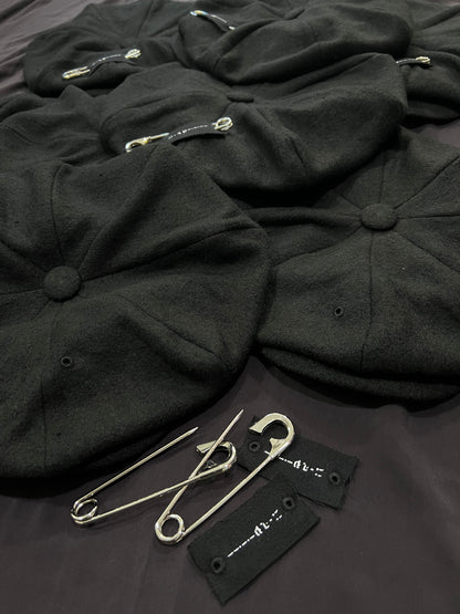 The Soloist Takahiro Miyashita Wool Beret - Pin Painter Newsboy Cap