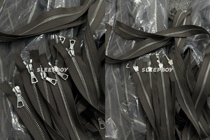 DVN AW24 Asymmetric Cocoon Zip Jacket - Nylon Utility Pants Set Oversized Pocket