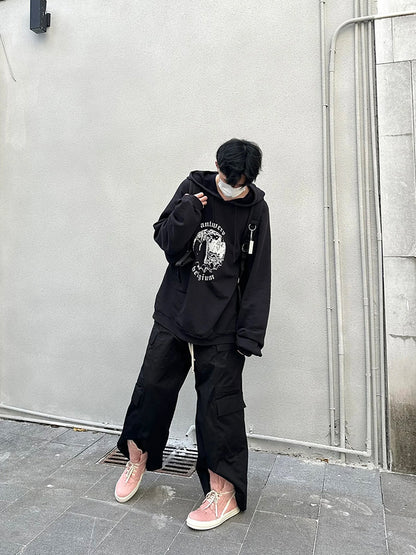 Jarvis Trousers Rick Owens acbt Woodcut Wide-leg Work Pants Flared Trousers - Size S 46 M 48 L 50