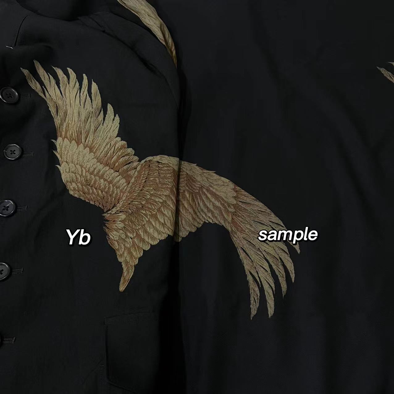 Yohji Yamamoto ’Fading Soldier’ Discharge Print Single-Breasted Jacket
