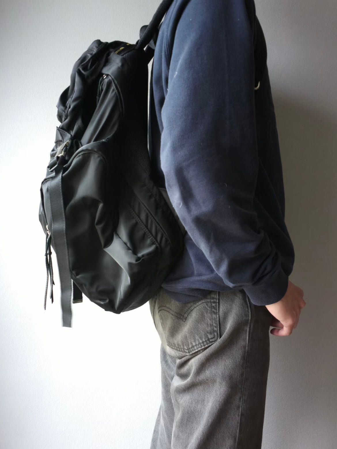 XINrEN Limited Edition Undercover Classic Nylon Parachute Backpack - Black - Nylon Black