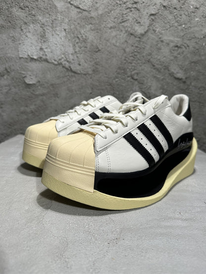 Revised Yohji Archive Shell Toe High-Top - Triple Black Platform     