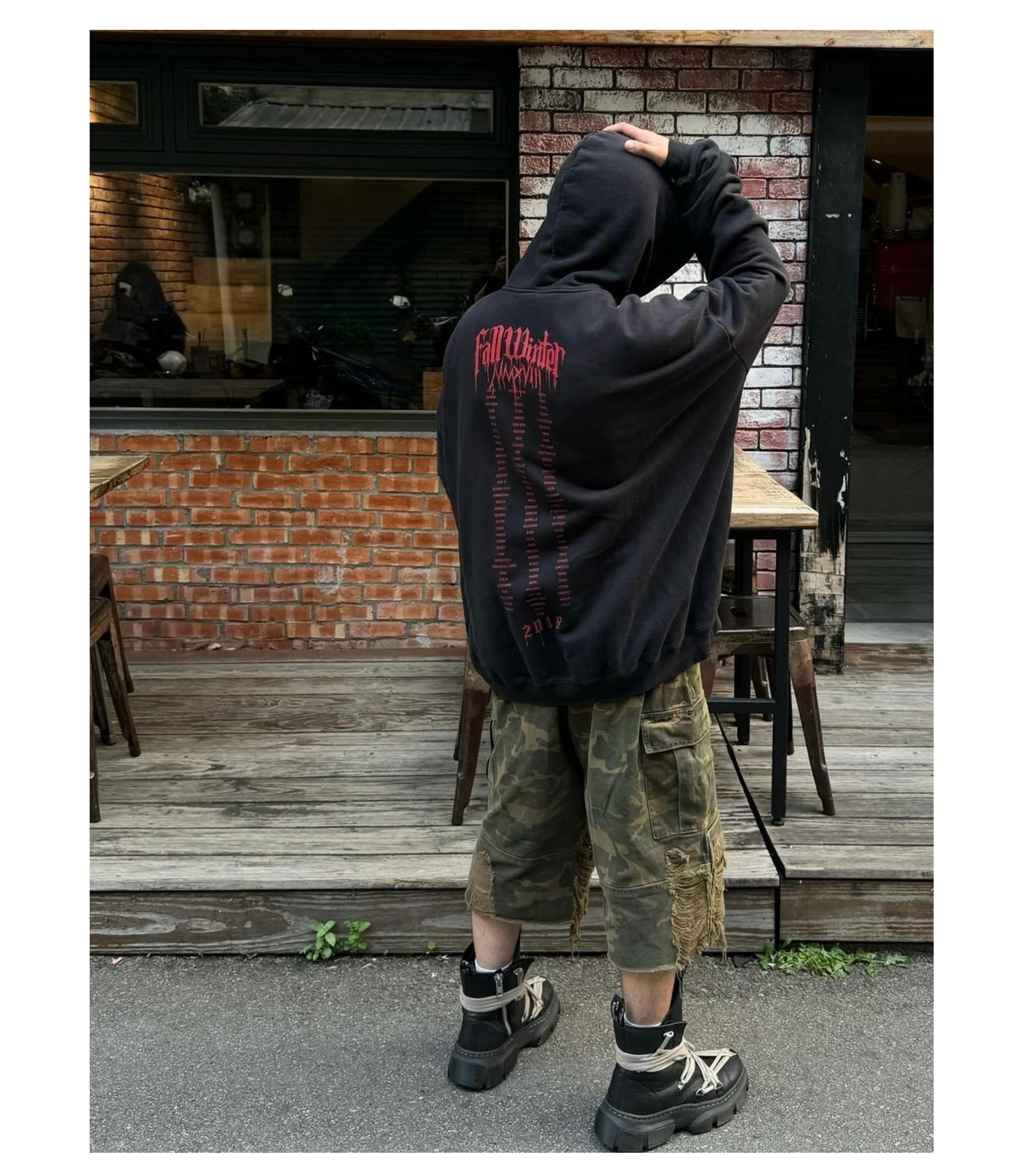 VTM 2018 “Blood Drip” Heavy Metal Tour Hoodie Heavyweight Oversized Opium Carti