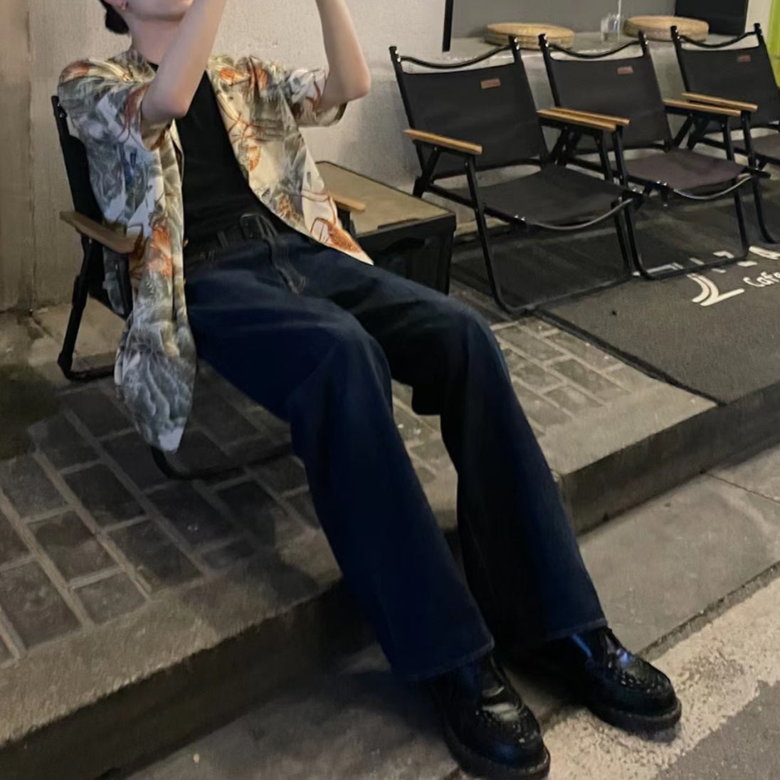 Yohji 97ss Archive Collection -Ink Lobster Hawaiian Shirt Suit Jackets