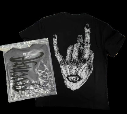 Revenge 24SS God’s Eye Puffy Print Short-Sleeve T-Shirt
