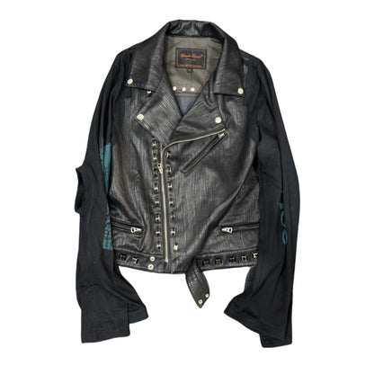 UNDERCOVER 06SS ’T’ Collection: Archive Studded Deconstructed Leather Jacket