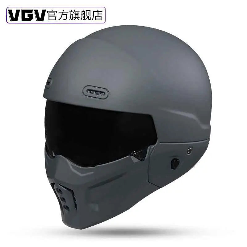 Shadow Scorpion Motorcycle Helmet - Full Face DOT Approved for Harley Cruiser Bike Class A 3C