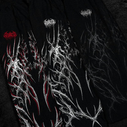 Breathedivinity Dark Thorns Sweatpants - 100% Cotton French Terry Loose Straight Leg