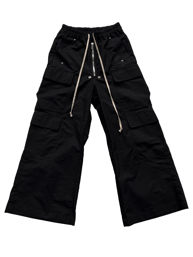 Jarvis Trousers Rick Owens acbt Woodcut Wide-leg Work Pants Flared Trousers - Size S 46 M 48 L 50