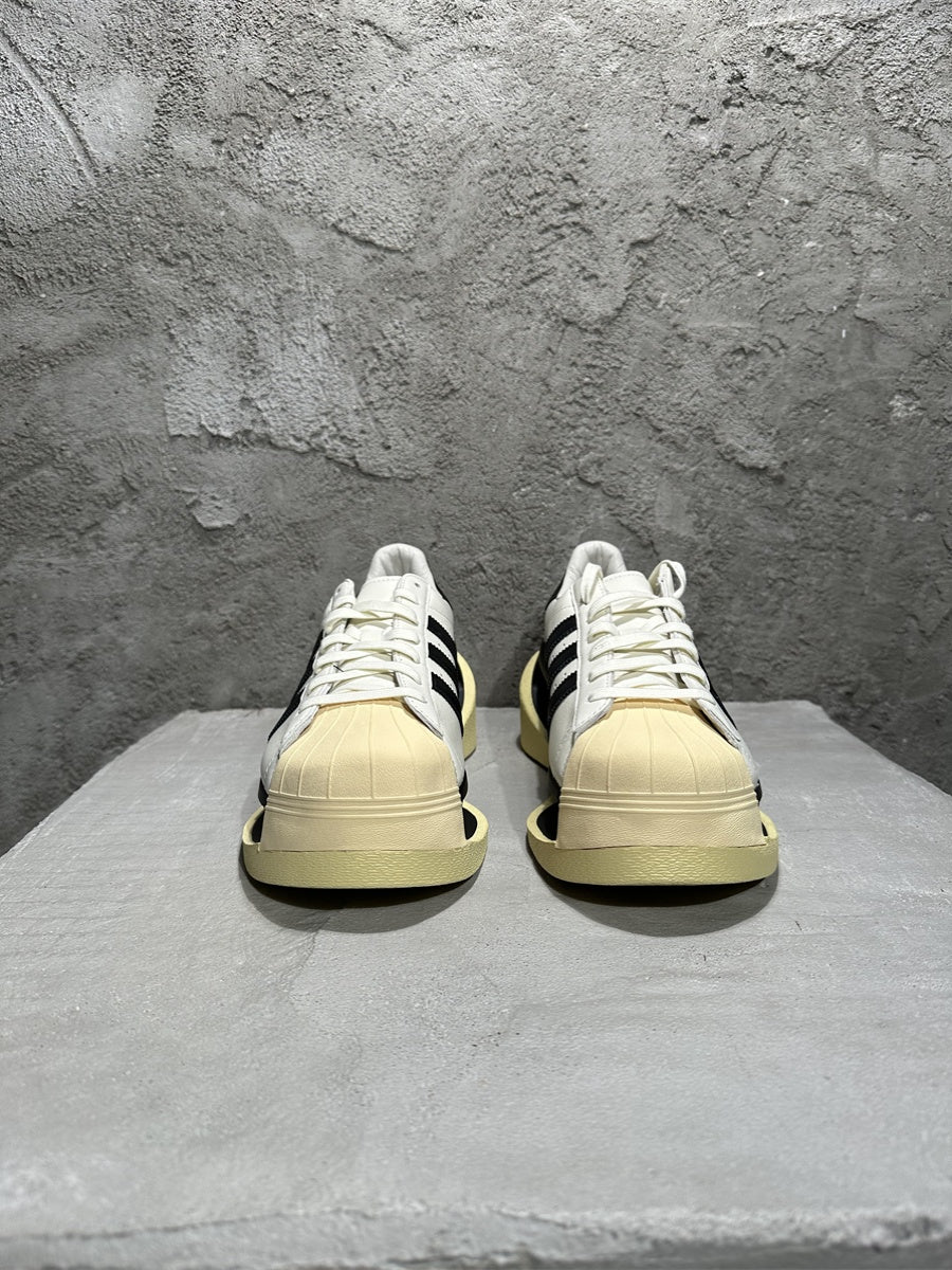 Revised Yohji Archive Shell Toe High-Top - Triple Black Platform     