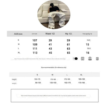23AW Runway Designer B Vers. Off-White Distressed Cargo Work Pants Detachable - Size avaliable S M L XL