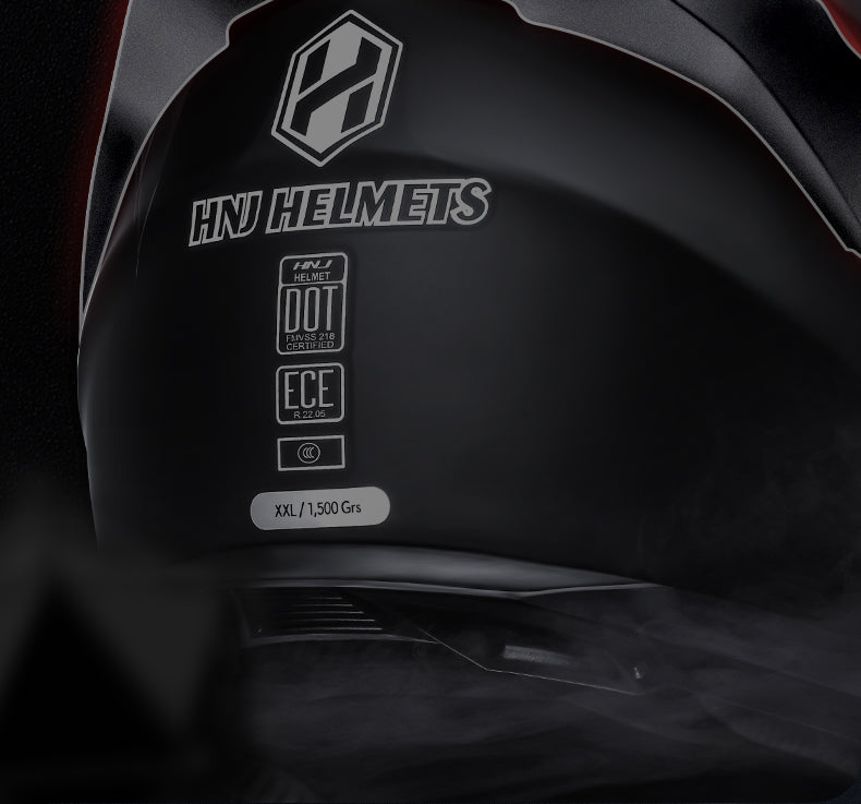 HNJ Motorcycle Helmet Unisex/ All-Season Riding/ Bluetooth-Avaliable/3C DOT ECE