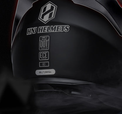 HNJ Motorcycle Helmet Unisex/ All-Season Riding/ Bluetooth-Avaliable/3C DOT ECE