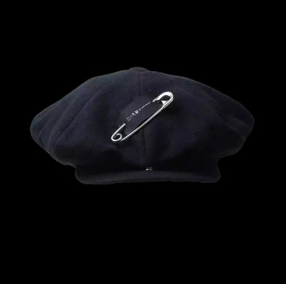 The Soloist Takahiro Miyashita Wool Beret - Pin Painter Newsboy Cap