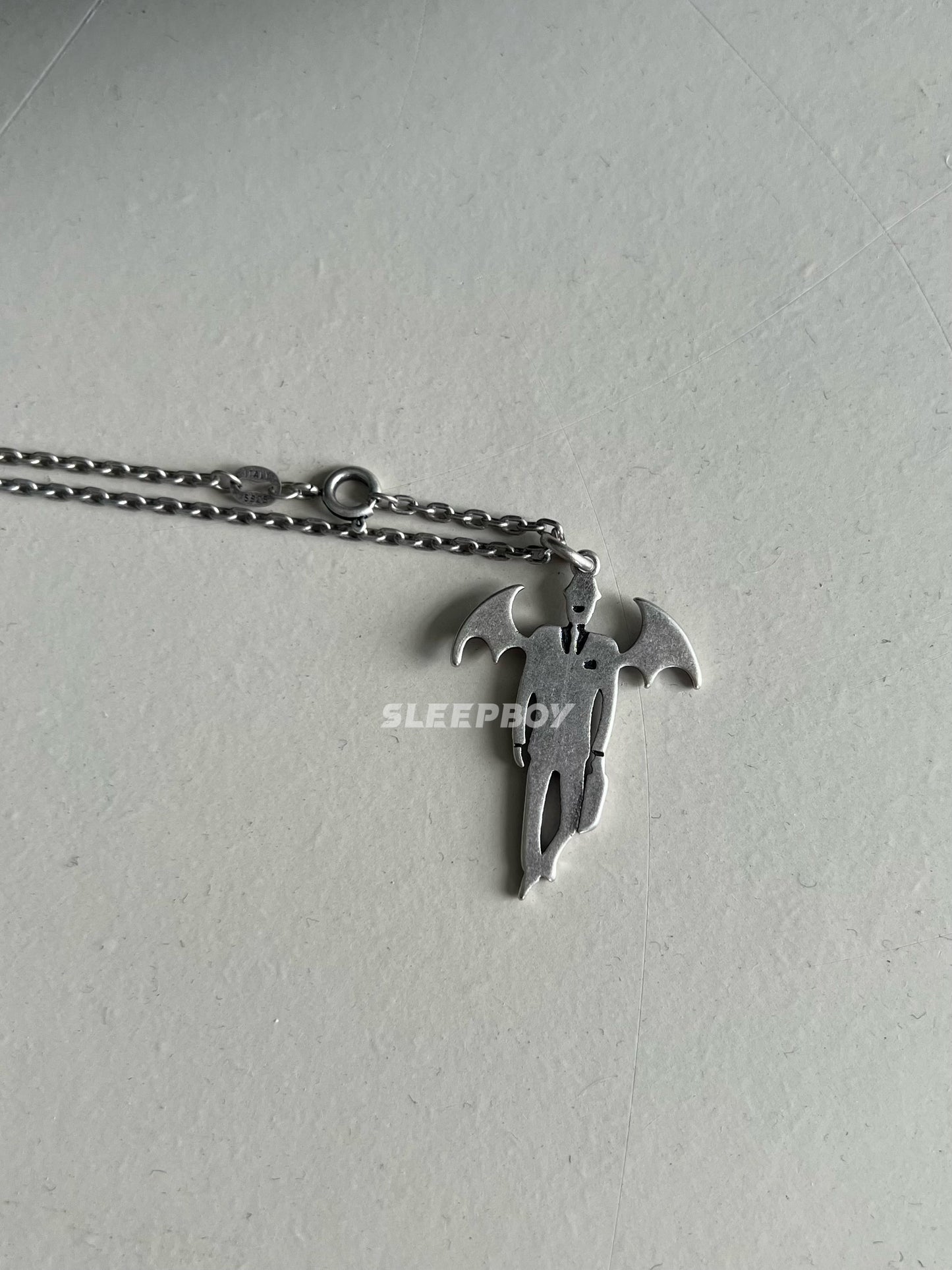 UNDERCOVER AW02 ’Vampire’ Pendant Necklace - 925 Silver Demon Talisman