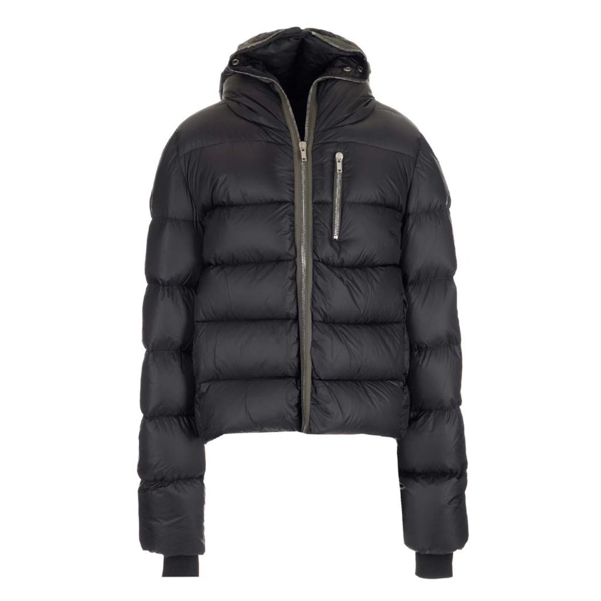 FROM THE STREET 24FW RO Masked Puffer Coat – Zip-Up Hooded Down Jacket Unisex