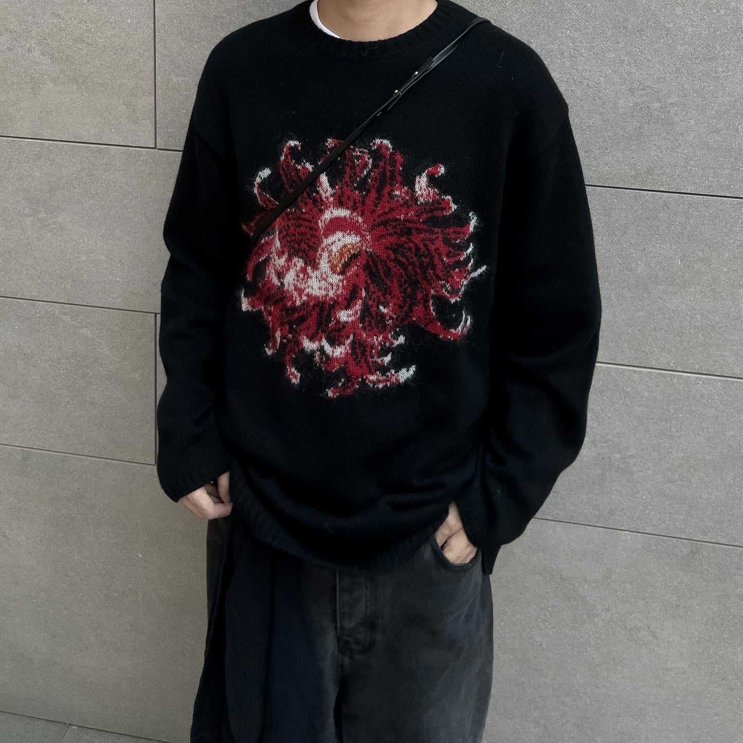 Yohji / Dahlia 花と少年 ’Flower & Youth’ Mohair Wool Knit Sweater