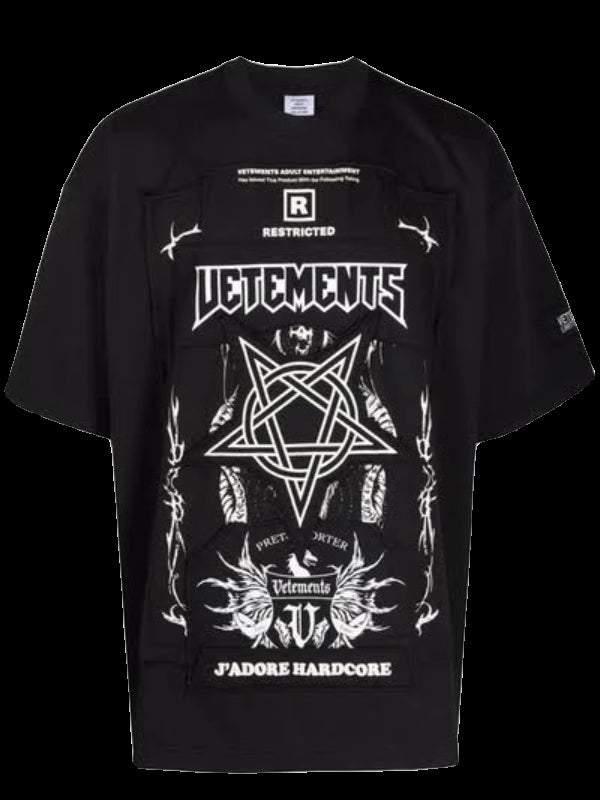 Vetements Adone Hardcore Short-Sleeve T-Shirt Playboi Carti Edition