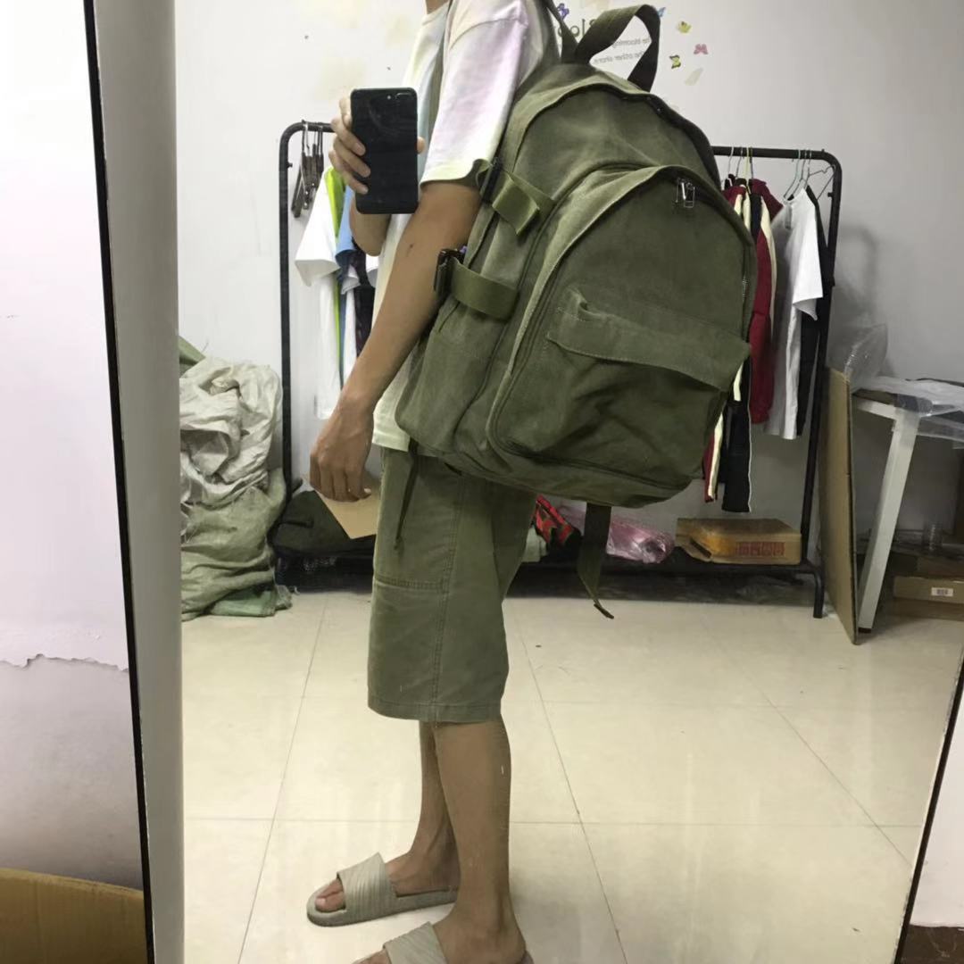 Yuta Hosokawa READYMADE x FOG Vers. Backpack Dual-Shoulder Bag Titanium Buckles - Green
