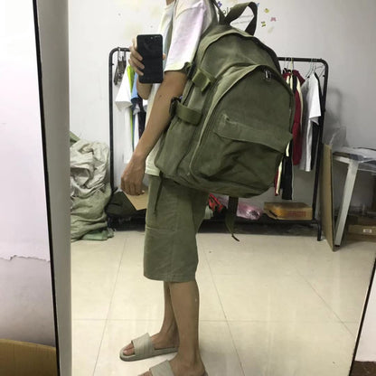 Yuta Hosokawa READYMADE x FOG Vers. Backpack Dual-Shoulder Bag Titanium Buckles - Green