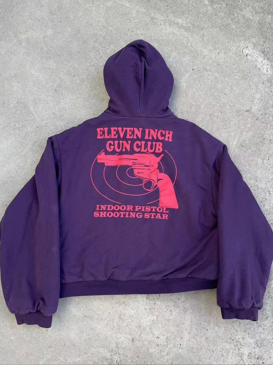 Revised Vetements 16FW TFD & Gun Club Reversible Bomber Jacket 