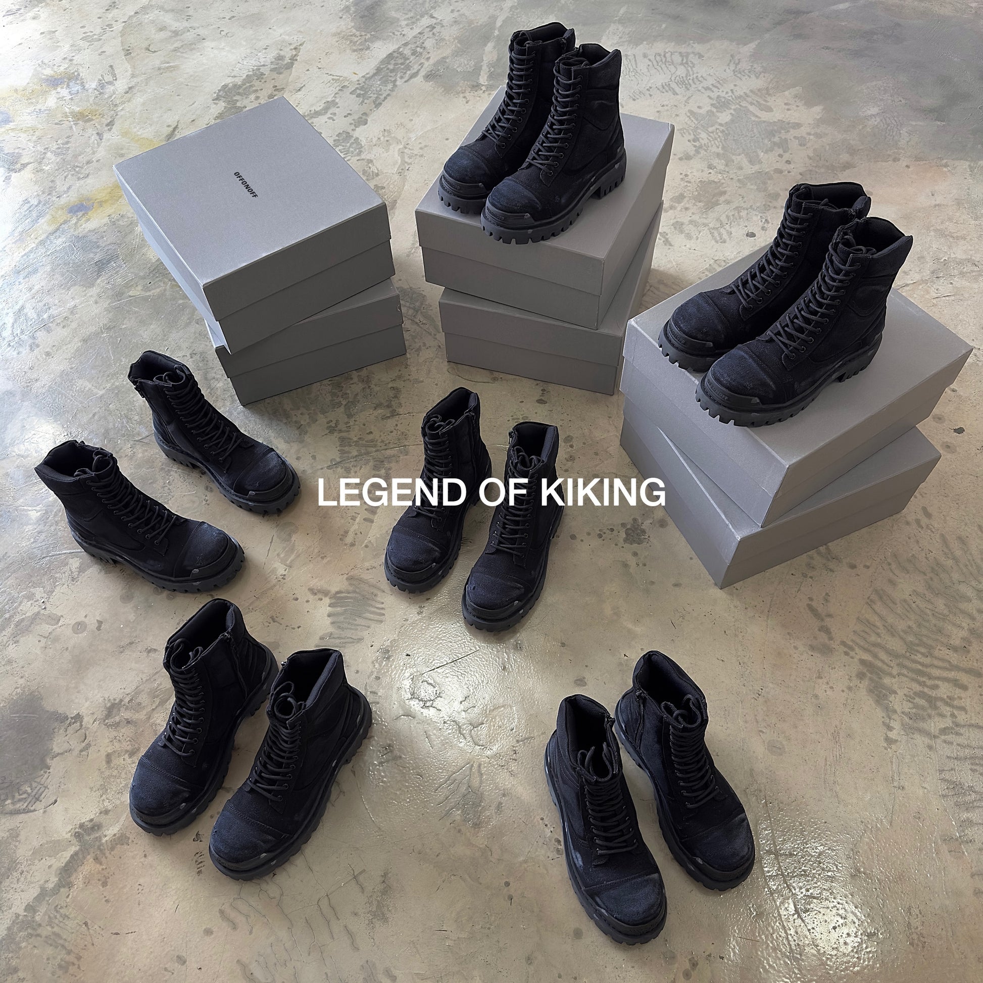 DEMNA Runway Distressed Handmade Parisian Ankle Combat Martin Boots