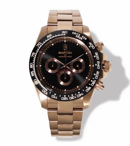 BAPE TYPE 4 BAPEX Ape Power Quartz Watch - Daytona-Style Chronograph