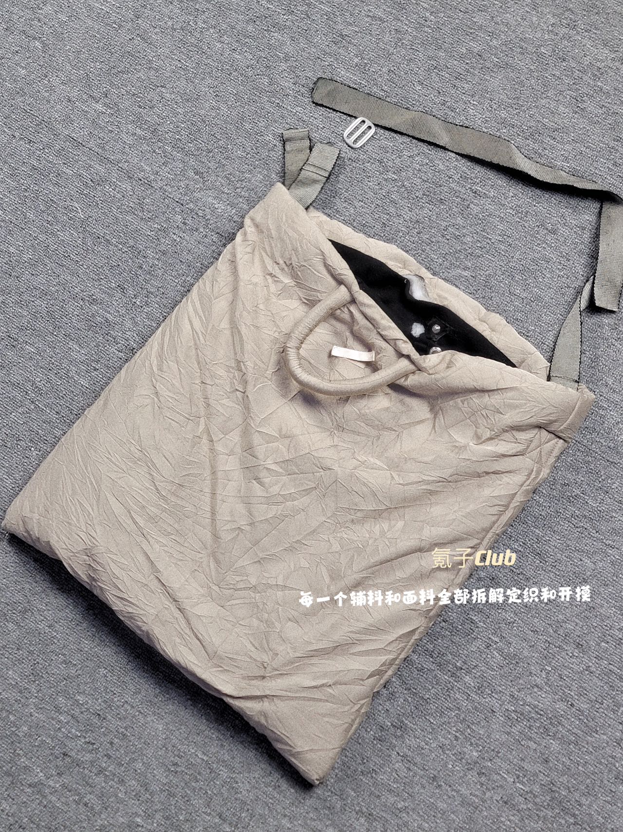 Custom 23AW OurLegacy Vintage Crumpled Pillow Crossbody Bag - Casual Street Vibe - Order with colors/Style