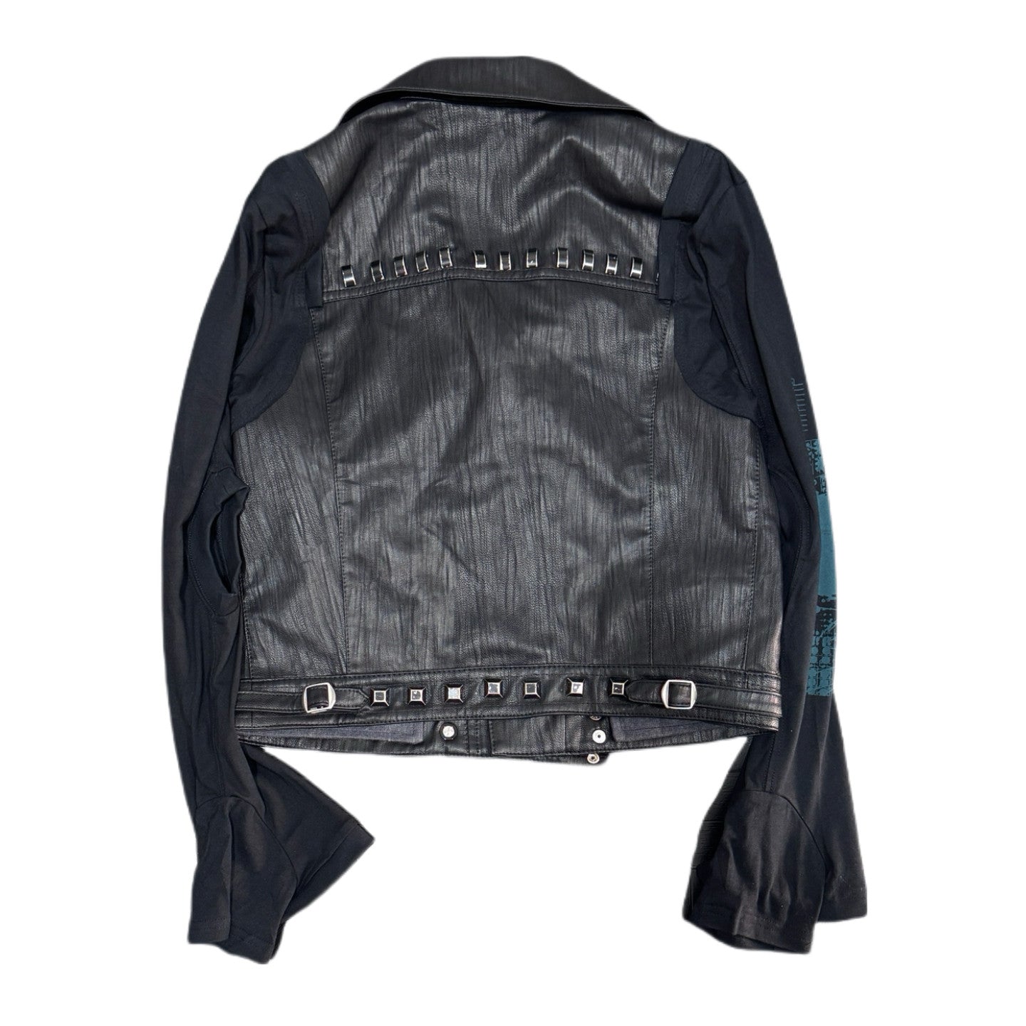 06ss T期 UNDERCOVER パッチワークダブルレザージャケット Undercover 06SS 
