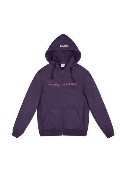 Vetements Rare Purple Sexual Fantasies Hoodie – Exclusive Collectible Edition