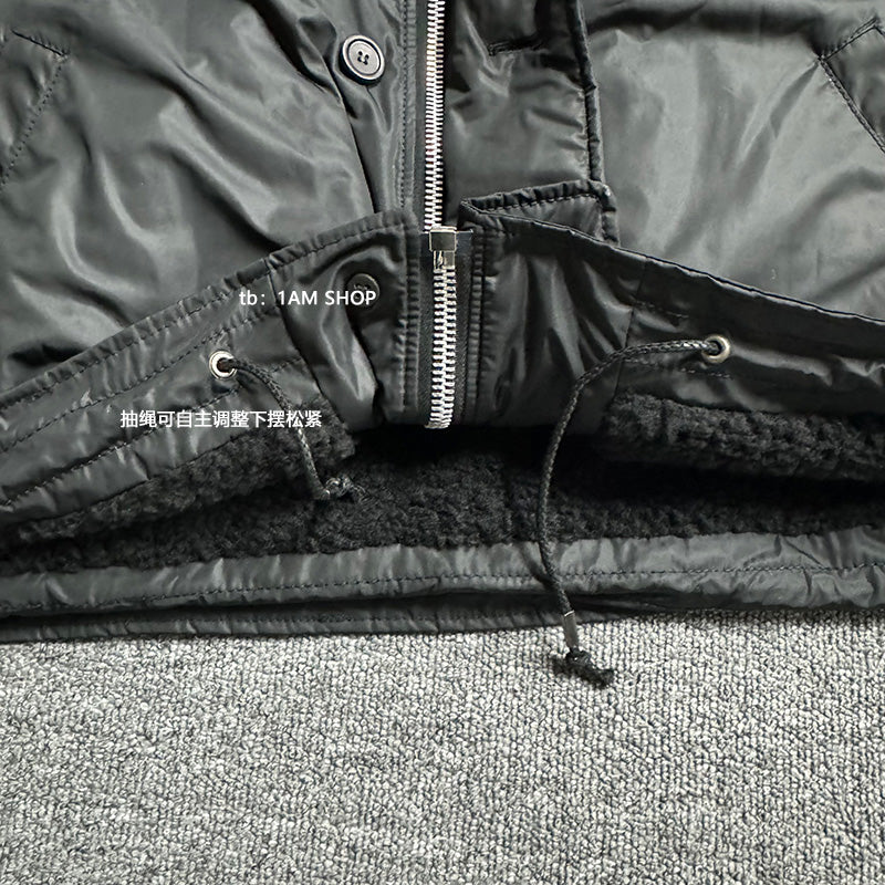 Our Legacy Plush Short Jacket Outerwear Faux Fur Collared Thickened