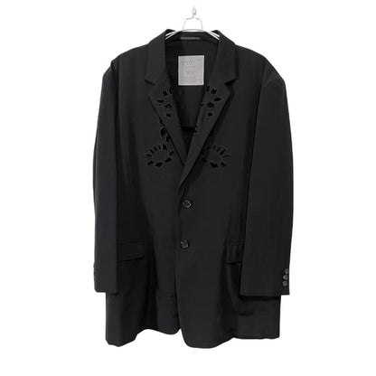 Yohji Yamamoto Archive Masterpiece ’Flowers and Youth’ Sakura Cutout Wool Blazer