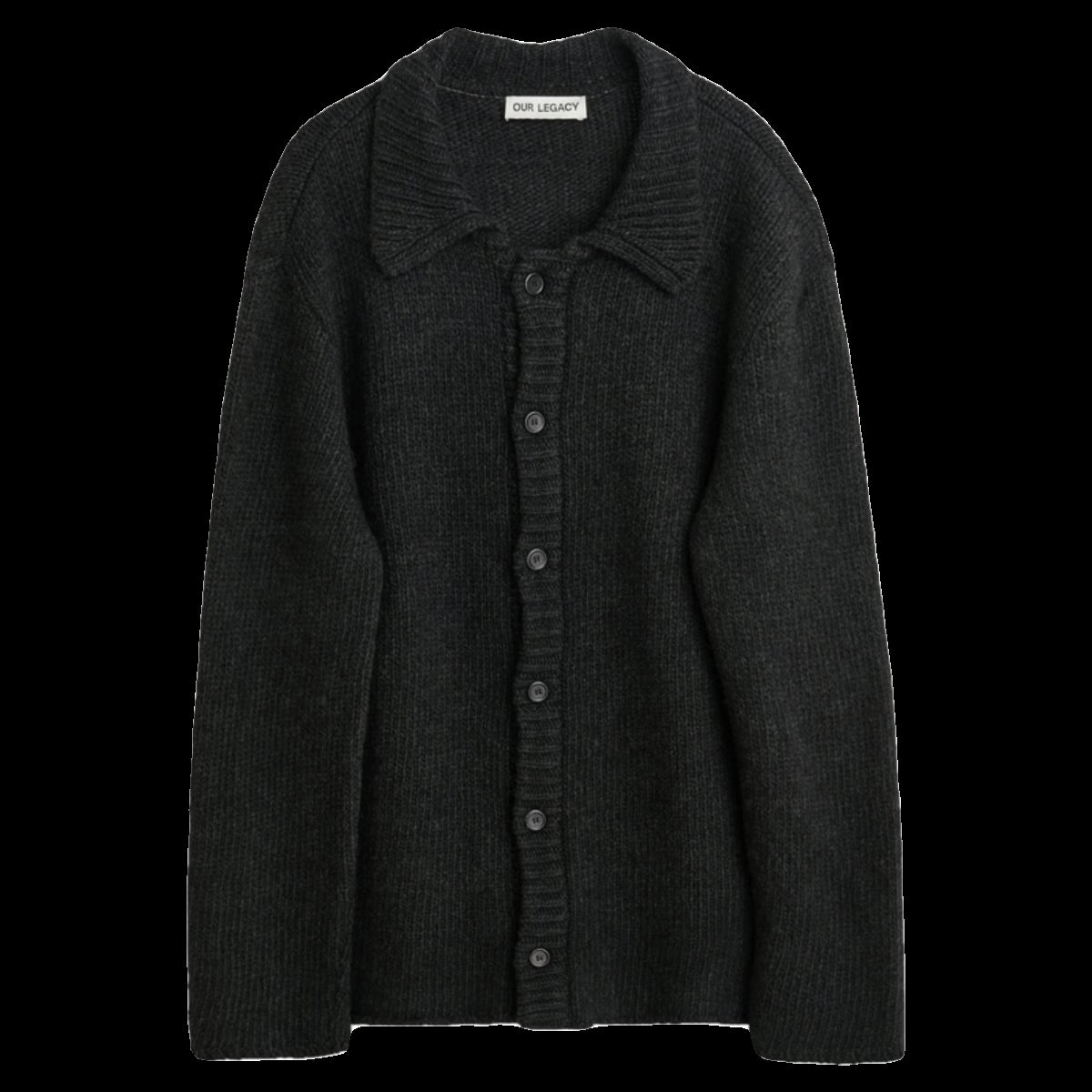 OUR LEGACY 23FW Wool Blend Pilled Knit Cardigan Jacket Unisex Cleanfit